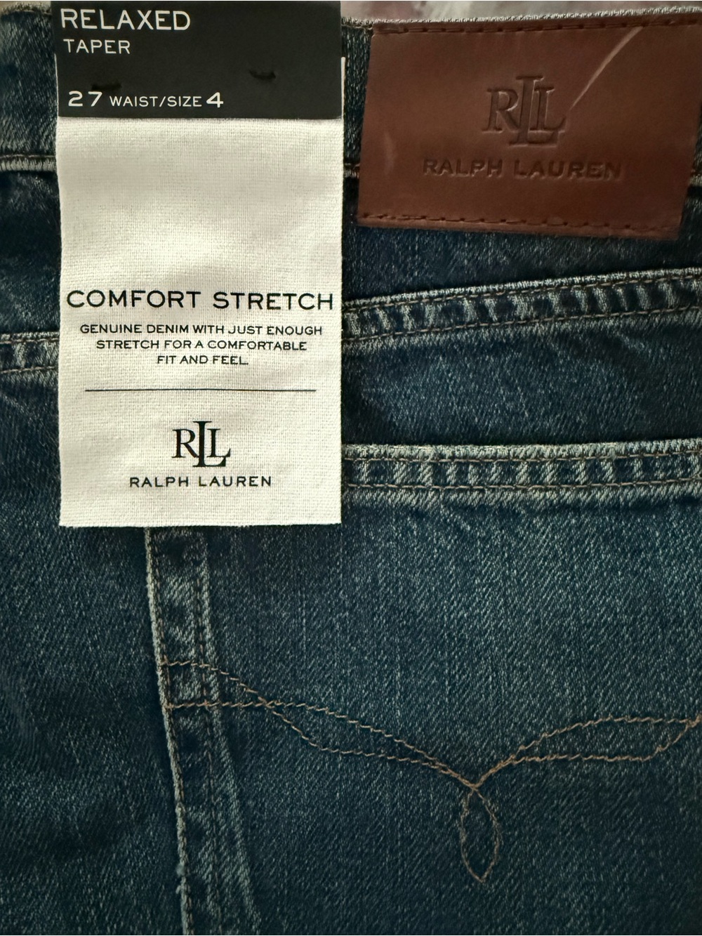 Lauren Ralph Lauren Lace Sequin Patchwork Tapered Jeans*NWT - Picture 12 of 12